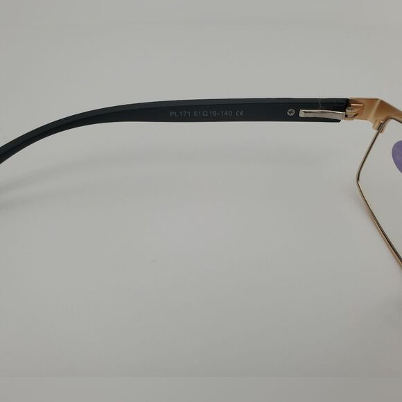 1 Pair of blue light blocking glasses (Gold & Silver) There Are Only 2 Glasses. - Picture 4 of 6